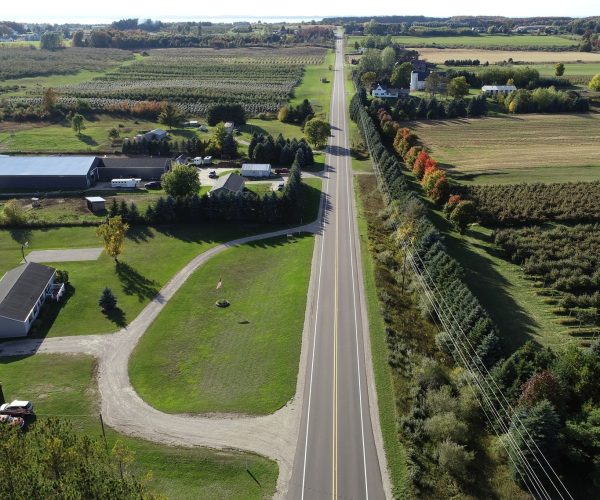 Asphalt Paving Award of Merit Single Course Overlay Project - Atwood Road, Antrim Co. - Traverse City-Petoskey Team